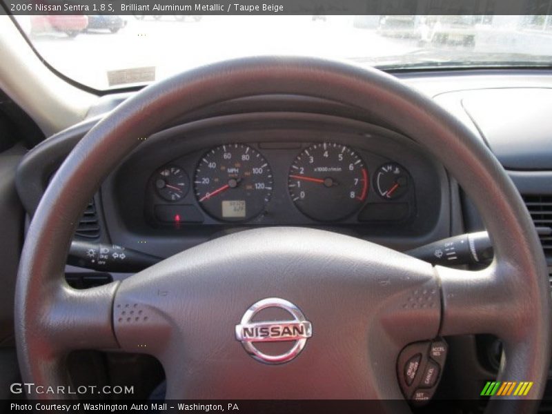 Brilliant Aluminum Metallic / Taupe Beige 2006 Nissan Sentra 1.8 S