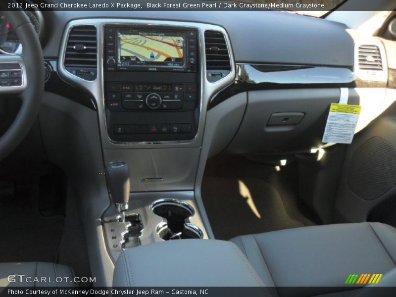 Black Forest Green Pearl / Dark Graystone/Medium Graystone 2012 Jeep Grand Cherokee Laredo X Package