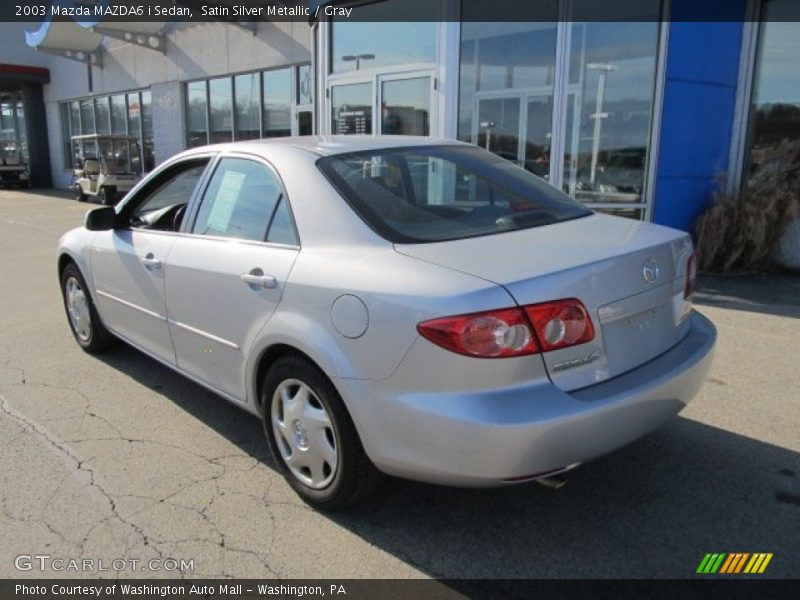 Satin Silver Metallic / Gray 2003 Mazda MAZDA6 i Sedan