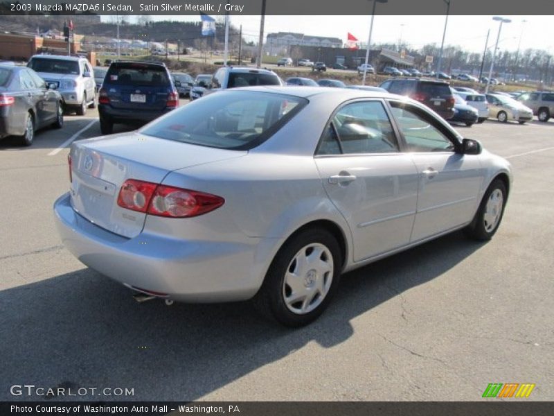 Satin Silver Metallic / Gray 2003 Mazda MAZDA6 i Sedan