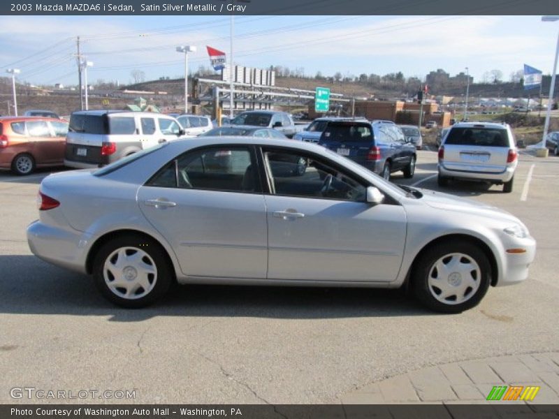 Satin Silver Metallic / Gray 2003 Mazda MAZDA6 i Sedan