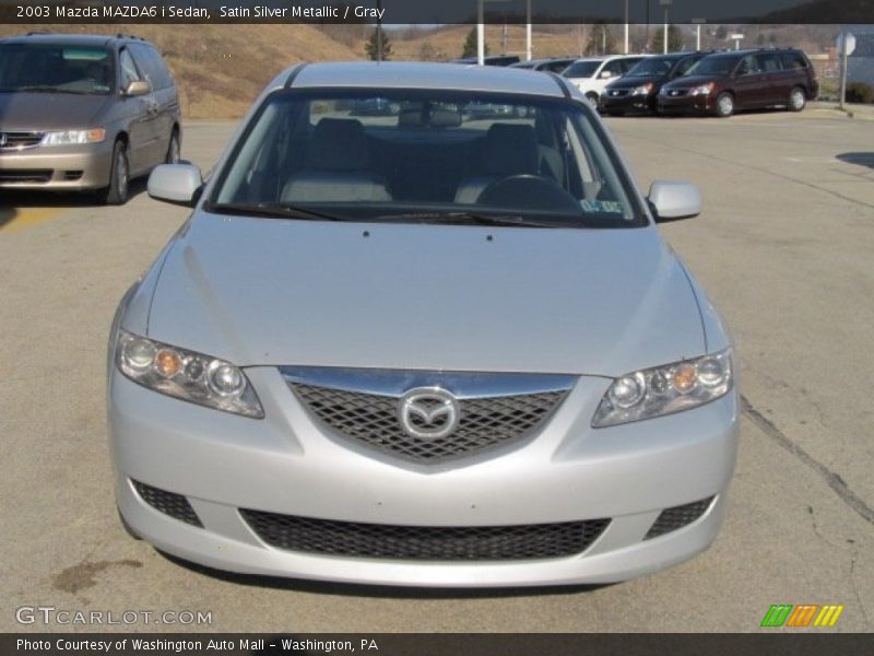 Satin Silver Metallic / Gray 2003 Mazda MAZDA6 i Sedan