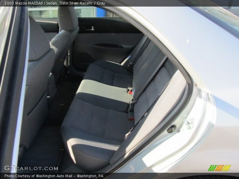 Satin Silver Metallic / Gray 2003 Mazda MAZDA6 i Sedan