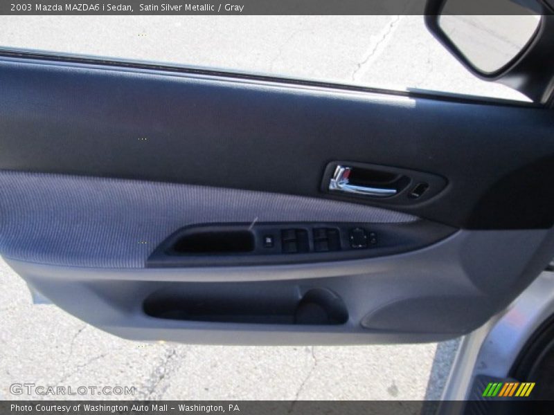 Satin Silver Metallic / Gray 2003 Mazda MAZDA6 i Sedan