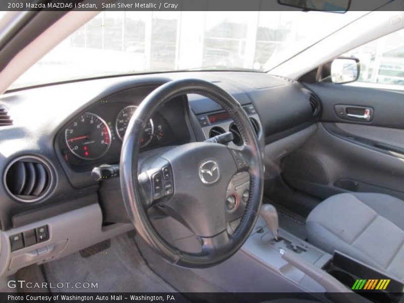 Satin Silver Metallic / Gray 2003 Mazda MAZDA6 i Sedan