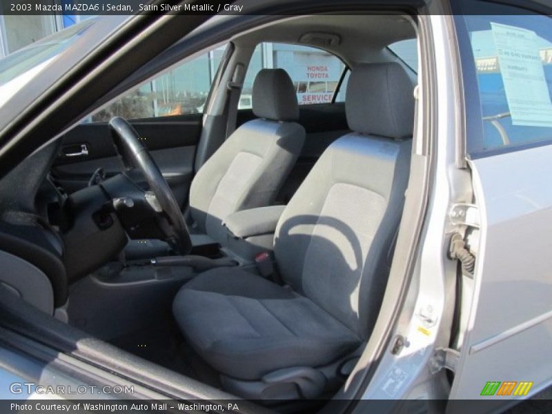 Satin Silver Metallic / Gray 2003 Mazda MAZDA6 i Sedan