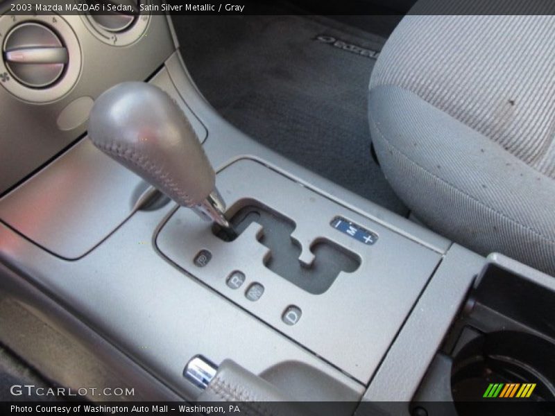Satin Silver Metallic / Gray 2003 Mazda MAZDA6 i Sedan