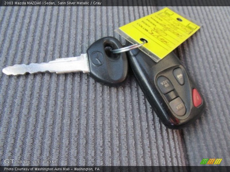 Satin Silver Metallic / Gray 2003 Mazda MAZDA6 i Sedan