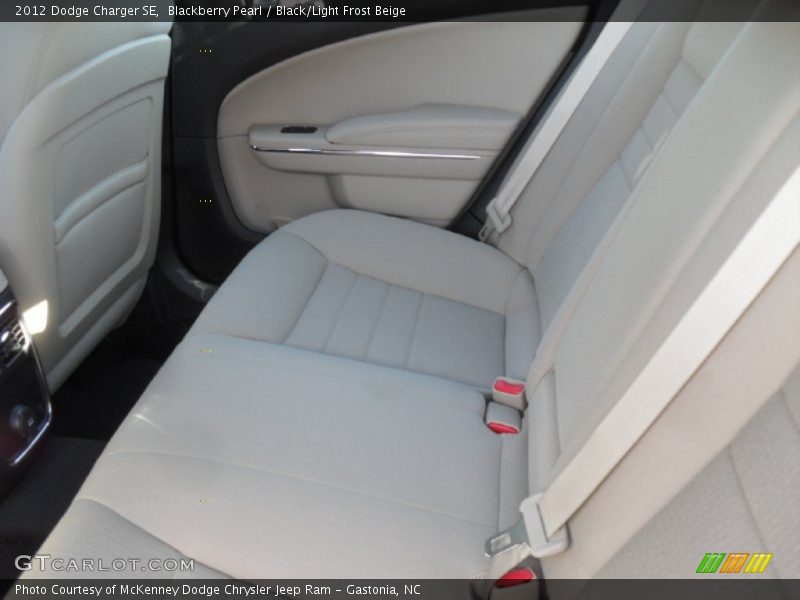 Blackberry Pearl / Black/Light Frost Beige 2012 Dodge Charger SE
