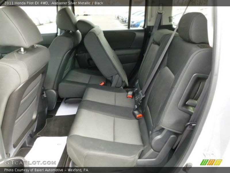 Alabaster Silver Metallic / Black 2011 Honda Pilot EX 4WD