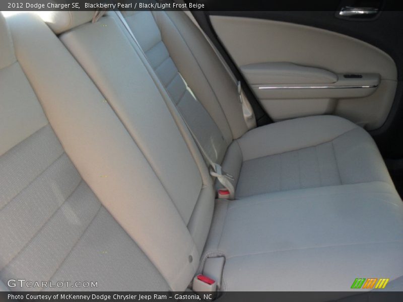 Blackberry Pearl / Black/Light Frost Beige 2012 Dodge Charger SE