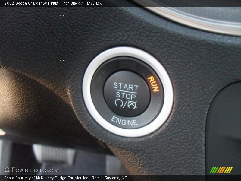 Pitch Black / Tan/Black 2012 Dodge Charger SXT Plus