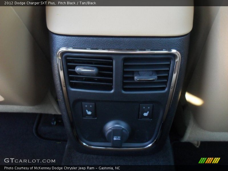 Pitch Black / Tan/Black 2012 Dodge Charger SXT Plus