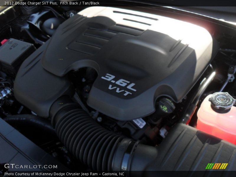 Pitch Black / Tan/Black 2012 Dodge Charger SXT Plus