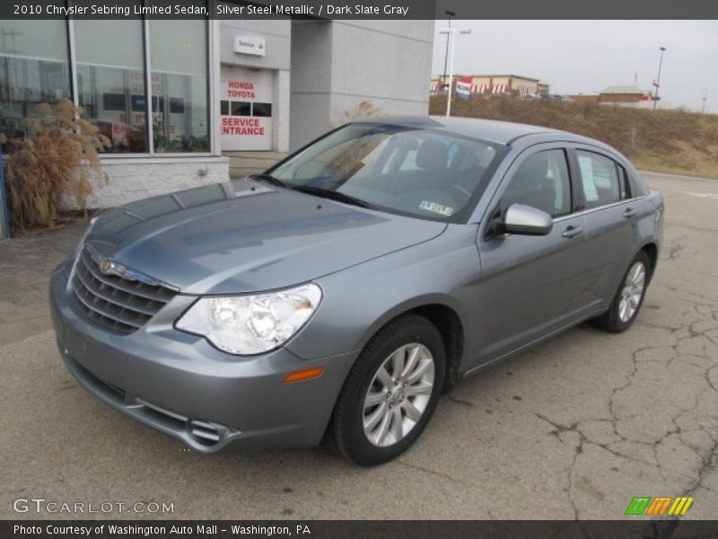Silver Steel Metallic / Dark Slate Gray 2010 Chrysler Sebring Limited Sedan