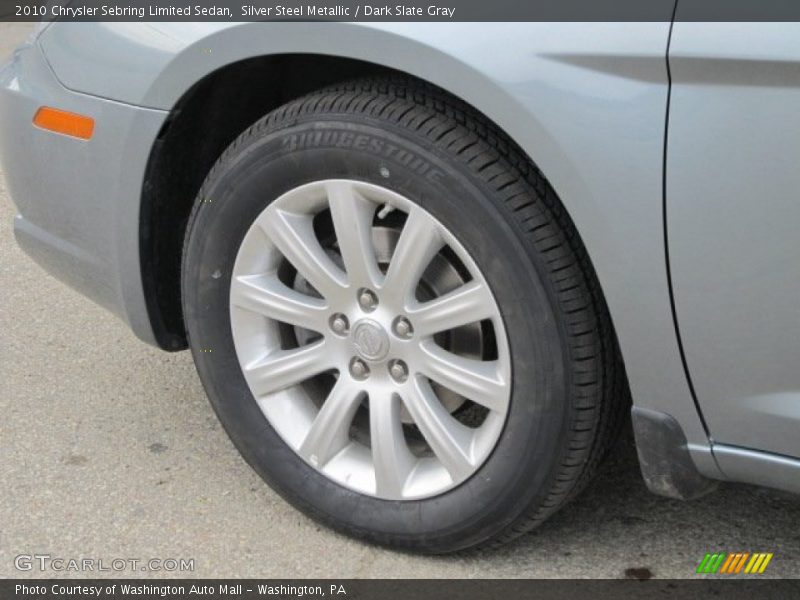 Silver Steel Metallic / Dark Slate Gray 2010 Chrysler Sebring Limited Sedan