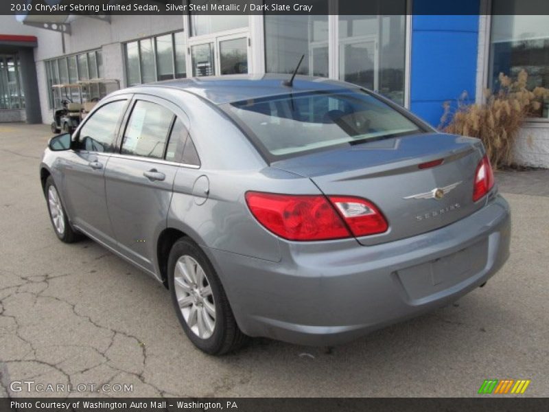 Silver Steel Metallic / Dark Slate Gray 2010 Chrysler Sebring Limited Sedan