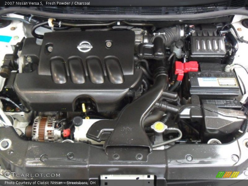 Fresh Powder / Charcoal 2007 Nissan Versa S