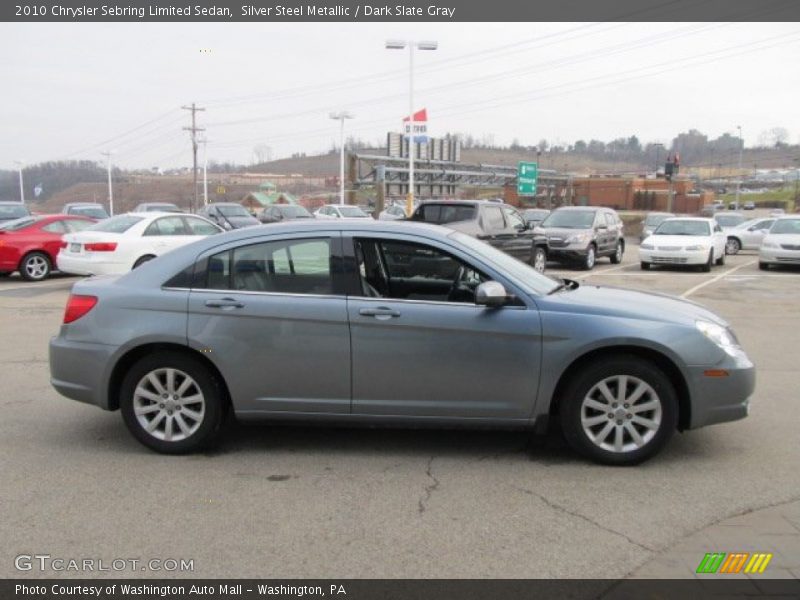 Silver Steel Metallic / Dark Slate Gray 2010 Chrysler Sebring Limited Sedan