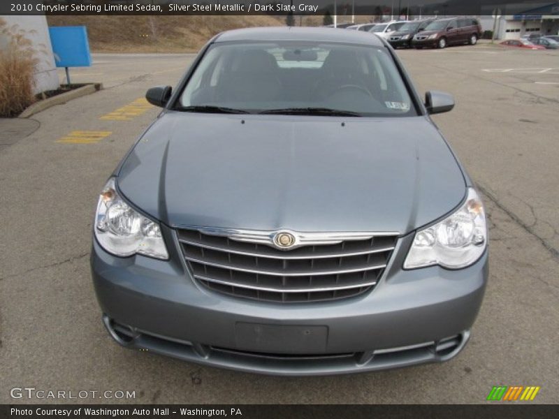 Silver Steel Metallic / Dark Slate Gray 2010 Chrysler Sebring Limited Sedan