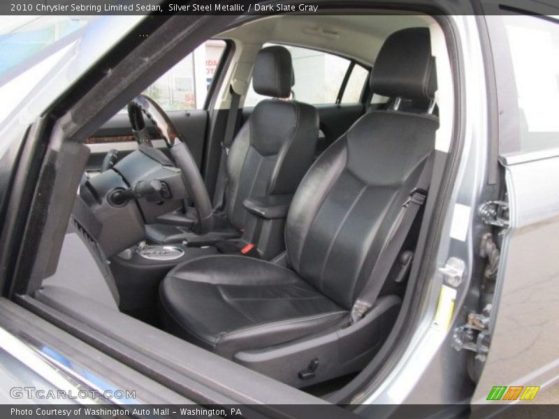 Silver Steel Metallic / Dark Slate Gray 2010 Chrysler Sebring Limited Sedan