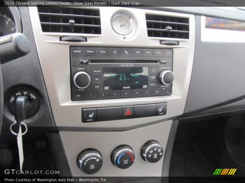 Silver Steel Metallic / Dark Slate Gray 2010 Chrysler Sebring Limited Sedan