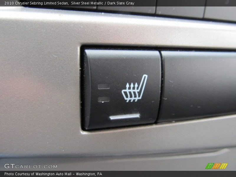 Silver Steel Metallic / Dark Slate Gray 2010 Chrysler Sebring Limited Sedan