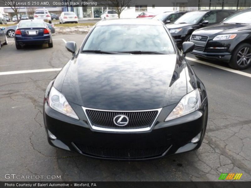 Obsidian Black / Sterling 2007 Lexus IS 250 AWD