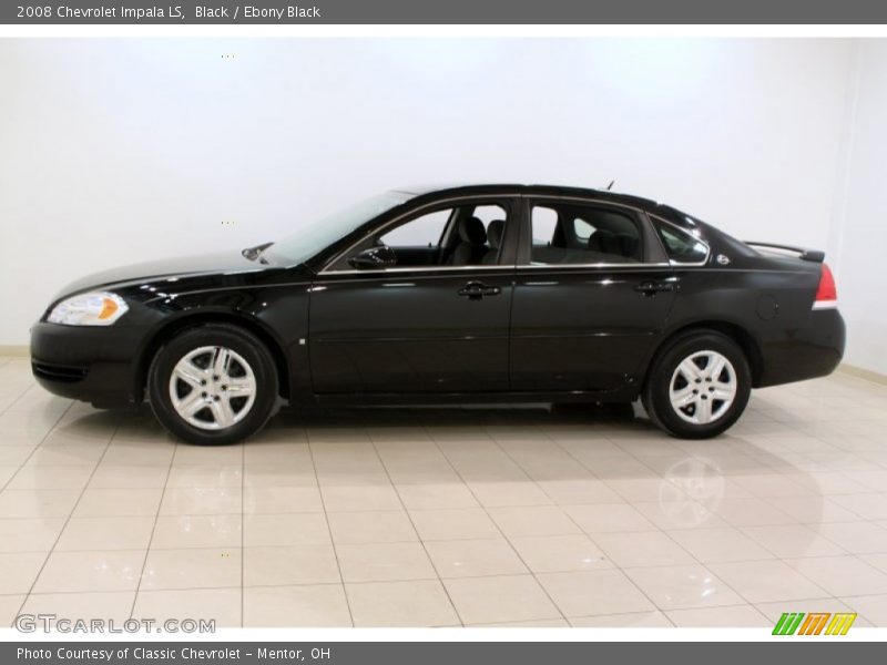 Black / Ebony Black 2008 Chevrolet Impala LS