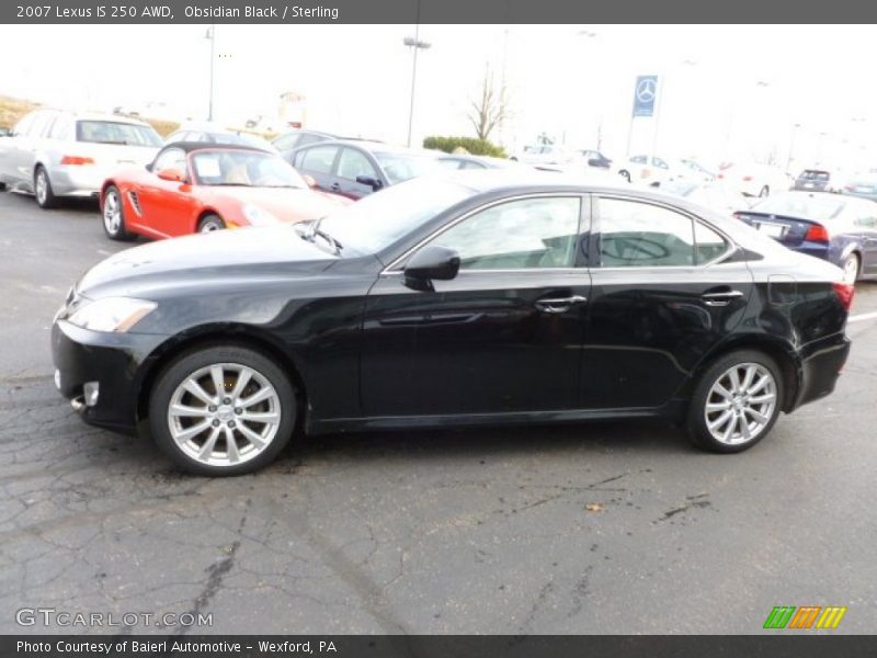 Obsidian Black / Sterling 2007 Lexus IS 250 AWD