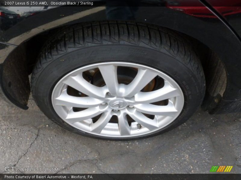 Obsidian Black / Sterling 2007 Lexus IS 250 AWD