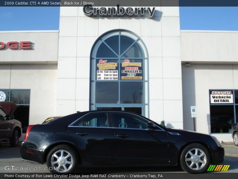 Black Ice / Ebony 2009 Cadillac CTS 4 AWD Sedan