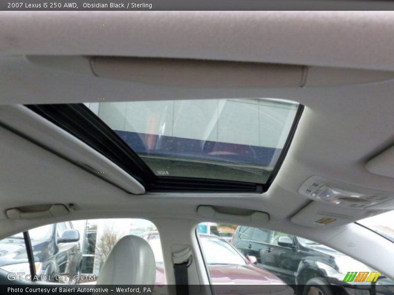 Obsidian Black / Sterling 2007 Lexus IS 250 AWD