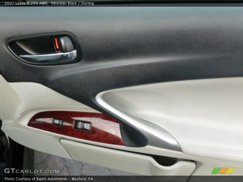 Obsidian Black / Sterling 2007 Lexus IS 250 AWD
