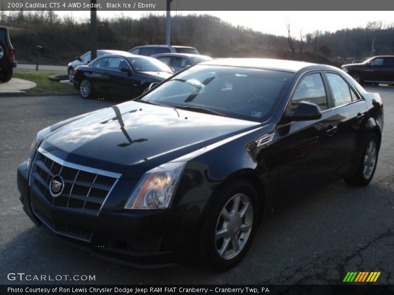 Black Ice / Ebony 2009 Cadillac CTS 4 AWD Sedan