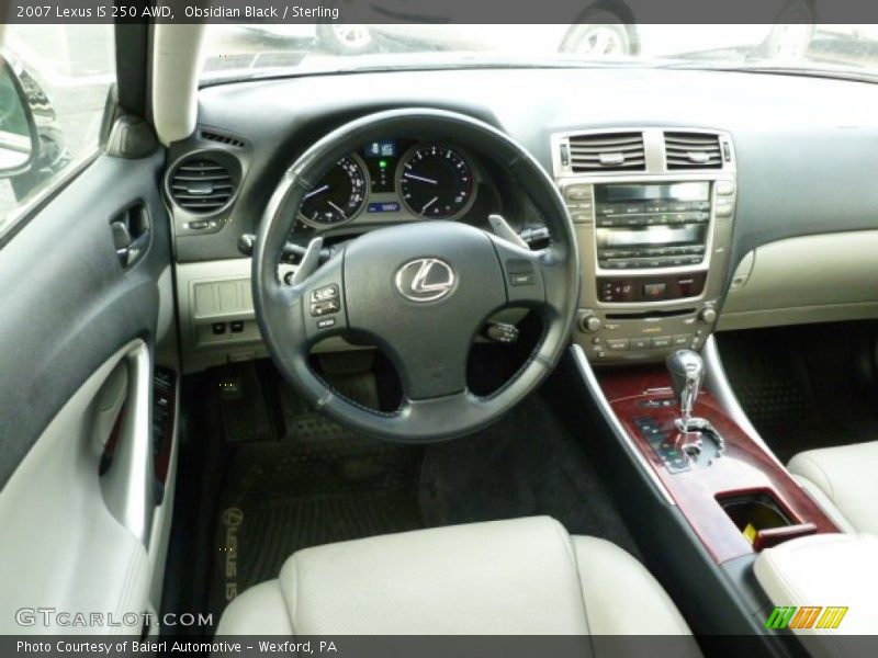 Obsidian Black / Sterling 2007 Lexus IS 250 AWD