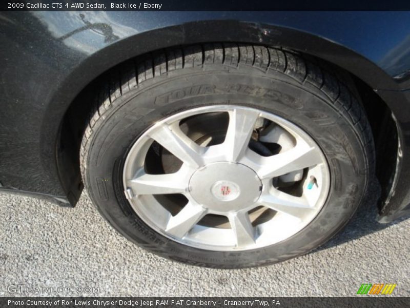 Black Ice / Ebony 2009 Cadillac CTS 4 AWD Sedan