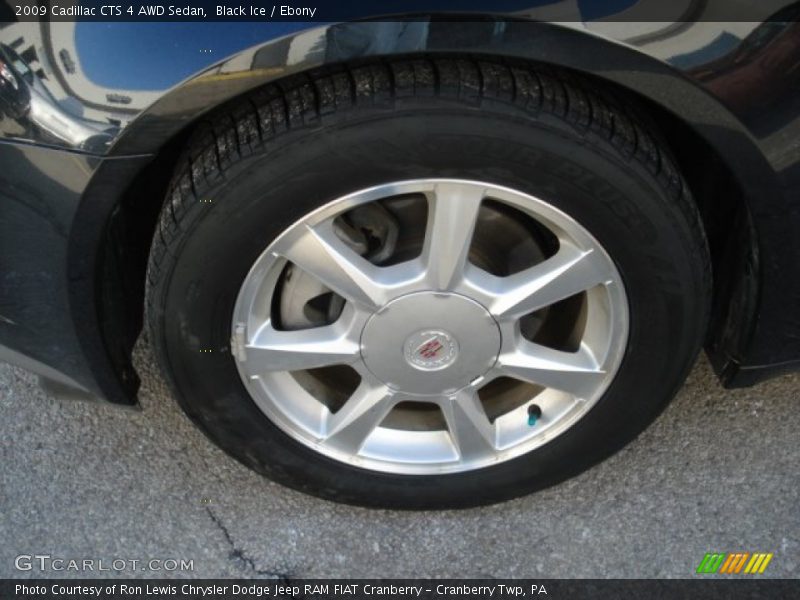 Black Ice / Ebony 2009 Cadillac CTS 4 AWD Sedan