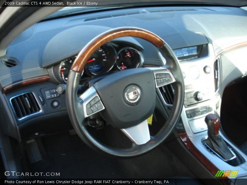 Black Ice / Ebony 2009 Cadillac CTS 4 AWD Sedan