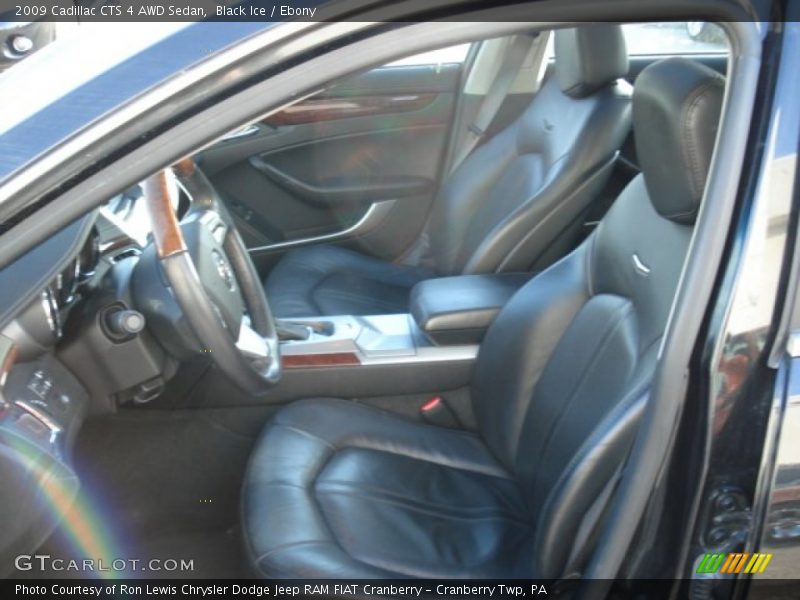 Black Ice / Ebony 2009 Cadillac CTS 4 AWD Sedan