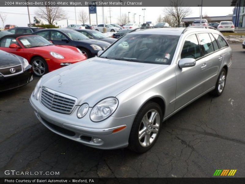 Front 3/4 View of 2004 E 500 4Matic Wagon