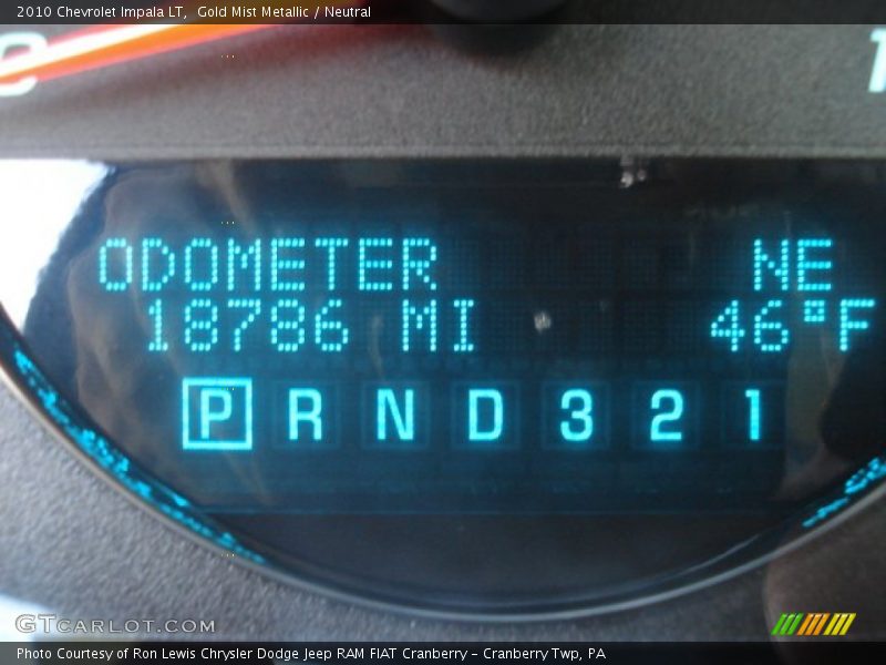 Gold Mist Metallic / Neutral 2010 Chevrolet Impala LT