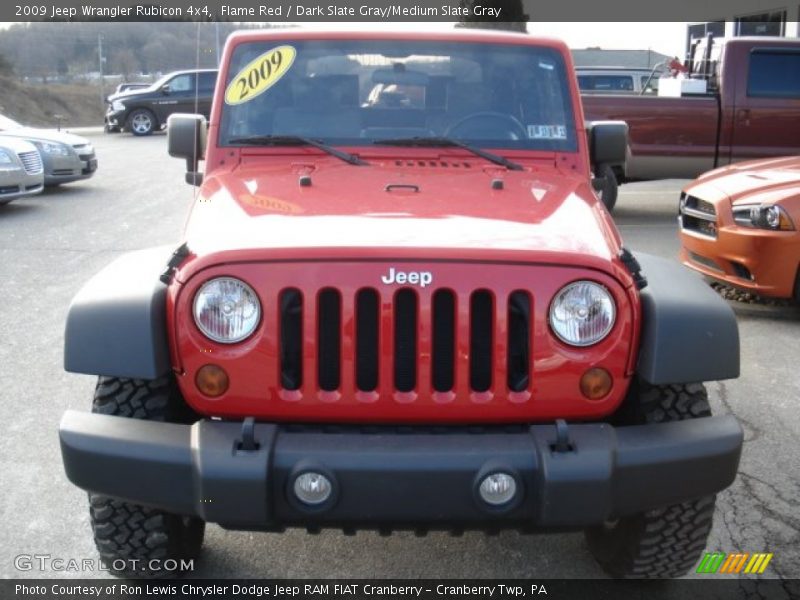 Flame Red / Dark Slate Gray/Medium Slate Gray 2009 Jeep Wrangler Rubicon 4x4