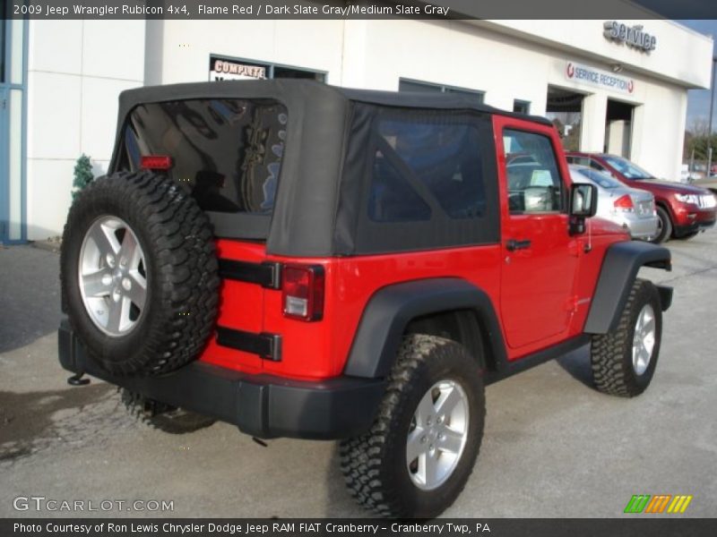 Flame Red / Dark Slate Gray/Medium Slate Gray 2009 Jeep Wrangler Rubicon 4x4