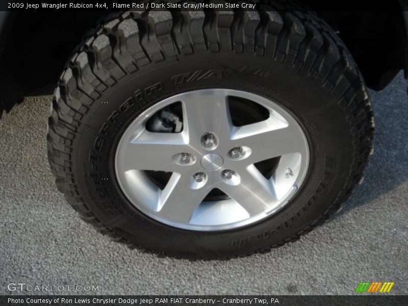 Flame Red / Dark Slate Gray/Medium Slate Gray 2009 Jeep Wrangler Rubicon 4x4