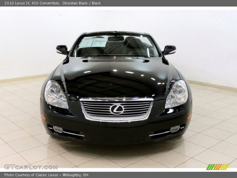 Obsidian Black / Black 2010 Lexus SC 430 Convertible