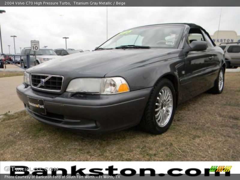 Titanium Gray Metallic / Beige 2004 Volvo C70 High Pressure Turbo