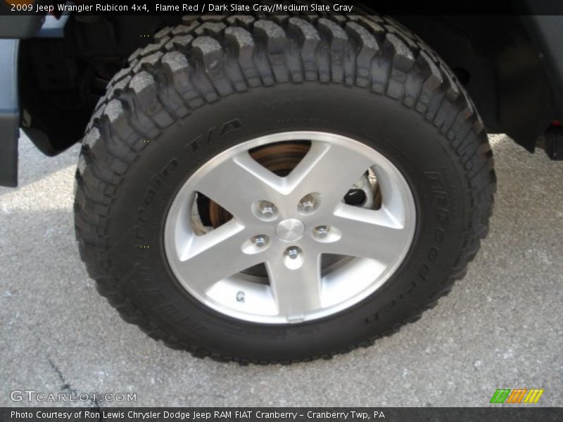 Flame Red / Dark Slate Gray/Medium Slate Gray 2009 Jeep Wrangler Rubicon 4x4