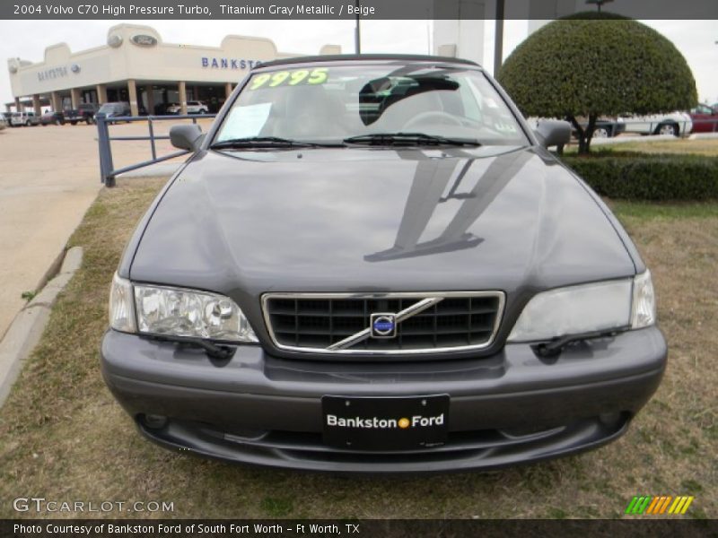 Titanium Gray Metallic / Beige 2004 Volvo C70 High Pressure Turbo