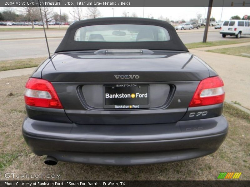 Titanium Gray Metallic / Beige 2004 Volvo C70 High Pressure Turbo